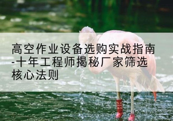 铜官剪叉式升降机厂家-高空作业设备选购实战指南-十年工程师揭秘厂家筛选核心法则